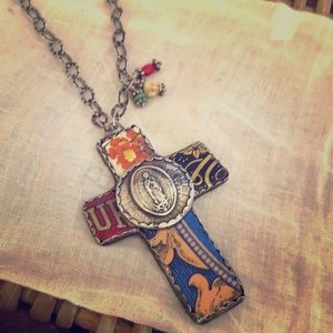 Sterling & tin cross